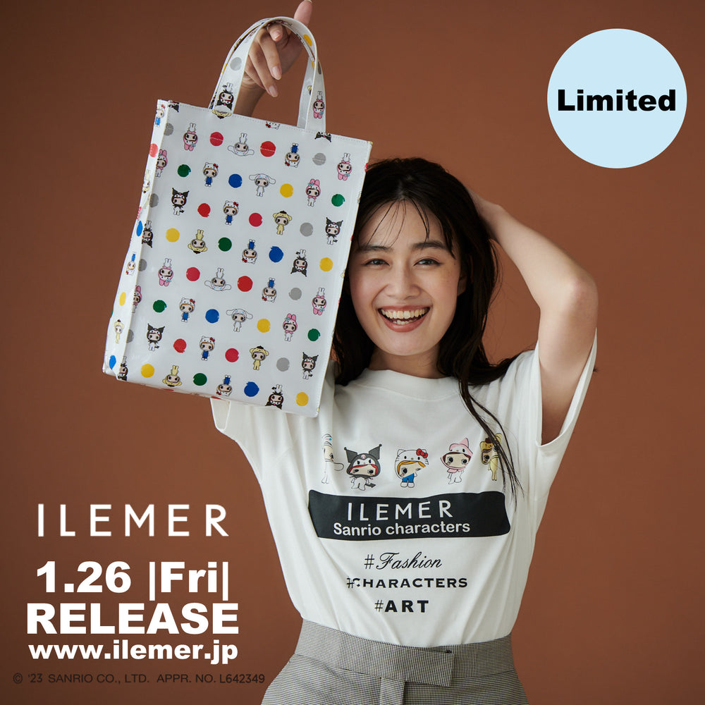 1月26日発売｜サンリオキャラコラボ｜限定バッグ／限定ポーチ – ILEMER