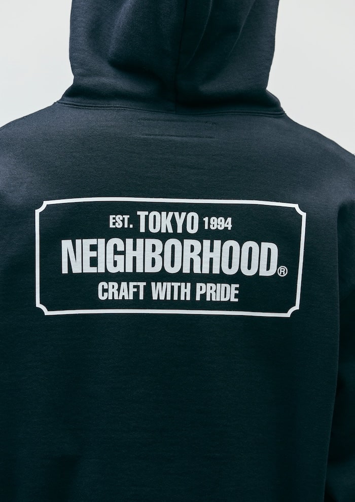 NEIGHBORHOOD(ネイバーフッド)｜CLASSIC SWEAT HALF ZIP HOODIE LS