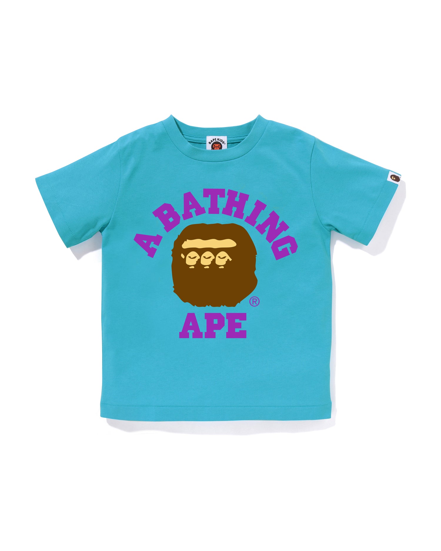 A BATHING APE® Kids Triple College Tee | Bape official website