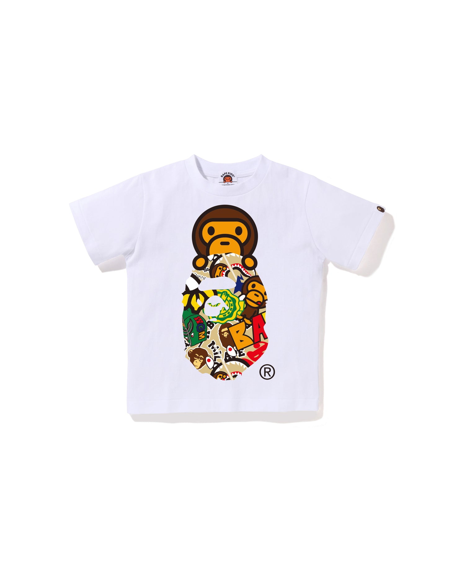 A BATHING APE® Kids BAPE Milo Assorted Milo on Ape Head Tee | Bape