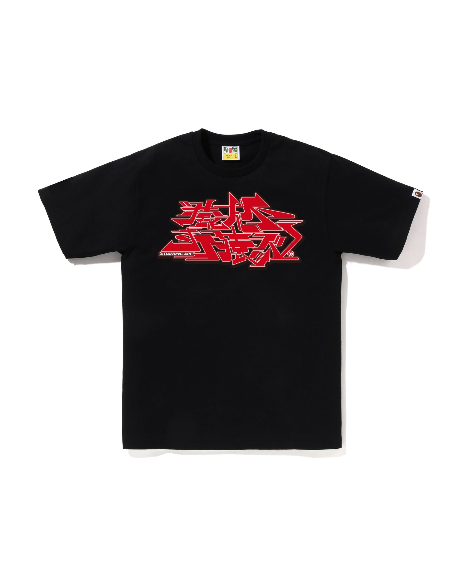 A BATHING APE® Asnka Kanji Graffiti Logo Tee | Bape official