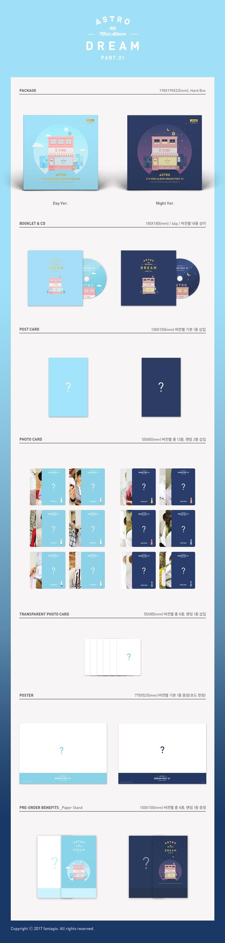 ASTRO - 4th Mini / DREAM PART.01[DAY VER.] - interAsia