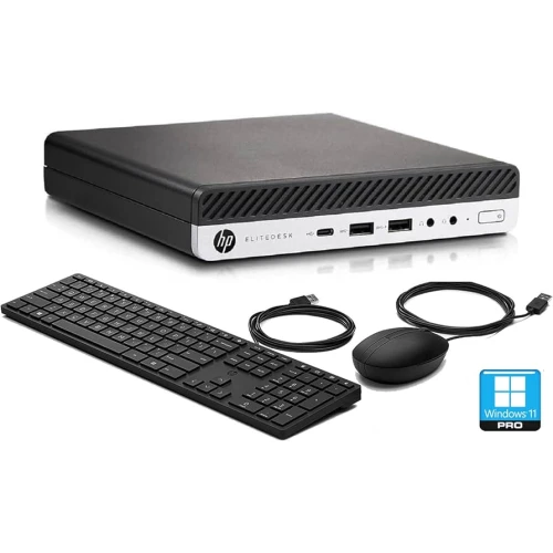 HP EliteDesk 800 G5 Mini – Core i7 9700T, 9th Gen, 8GB RAM, 256GB