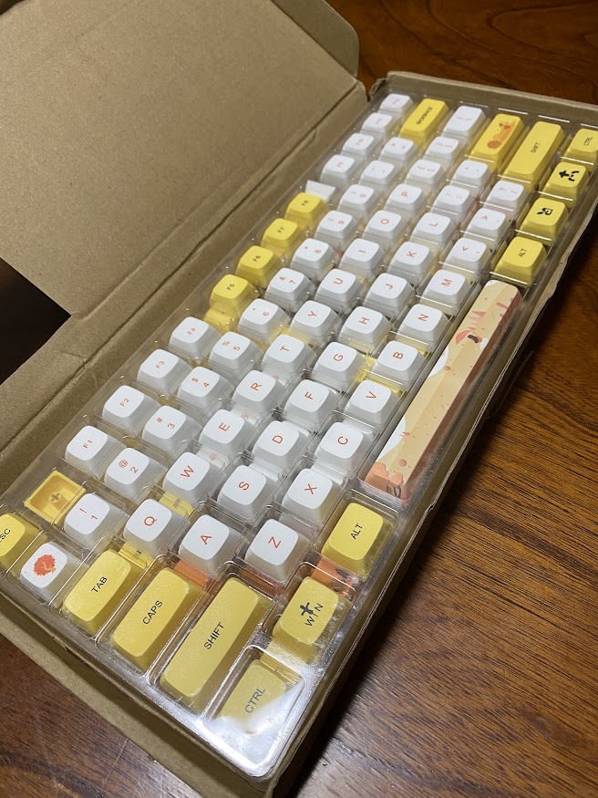 自作キーボードによさそうなXDAのキーキャップセット – inajobの