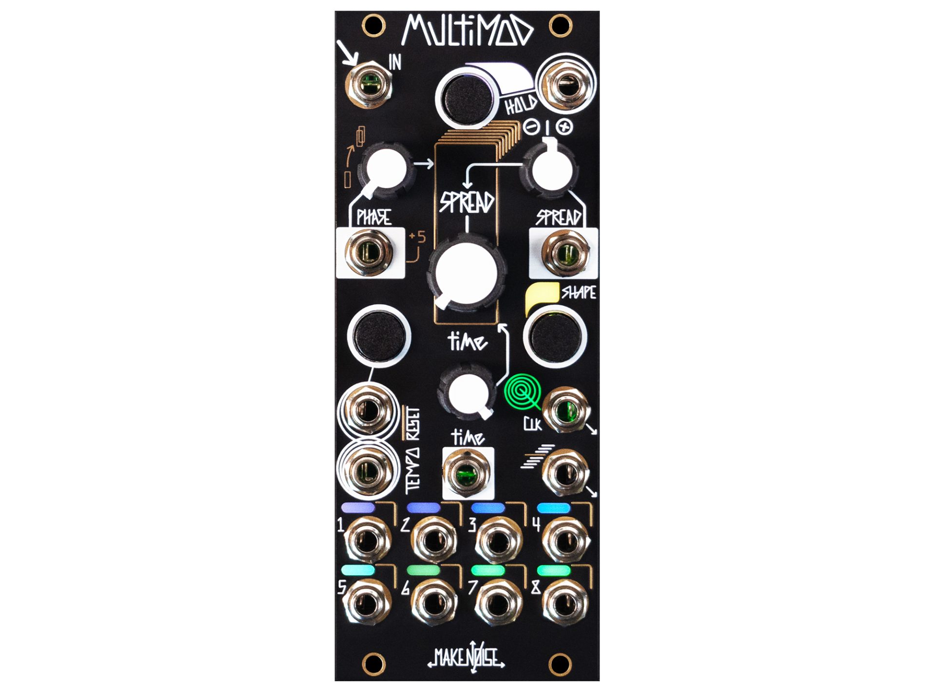 Make Noise MultiMod | 1つの信号から8つの位相・速度の異なる信号生成