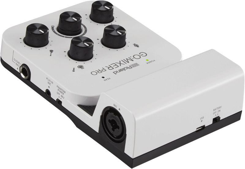 Roland GO:MIXER PRO | 電源(電池駆動)やループバック切替を搭載した