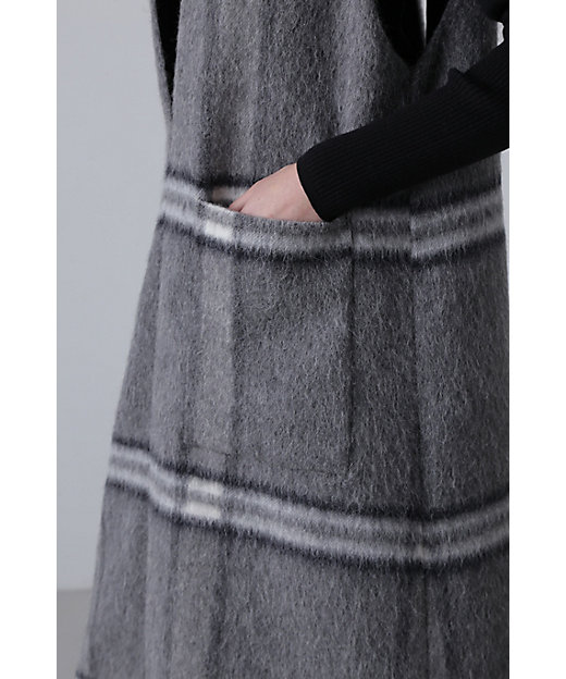 アルパカシャギーチェックワンピース（5314240007） | ADORE