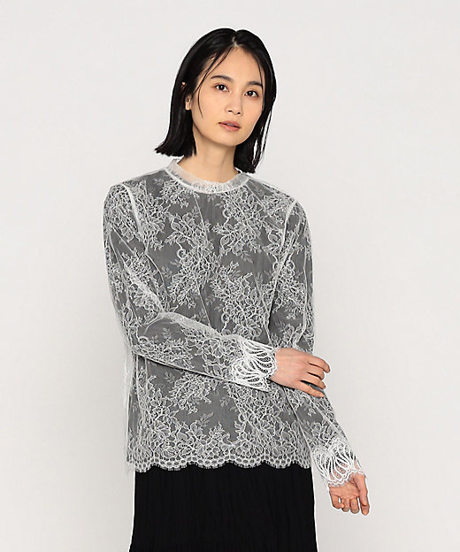 リバーレース ブラウス（2803BK03） | BASILE28 (Women