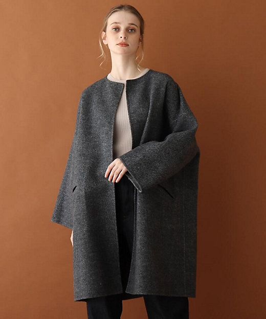 CLUEL11月号掲載／2WAY】ダブルフェイスリバーシブルコート