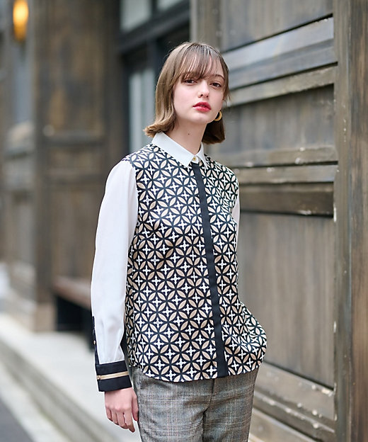 オーバーラップサークルシャツ（2002352398） | DRESSTERIOR