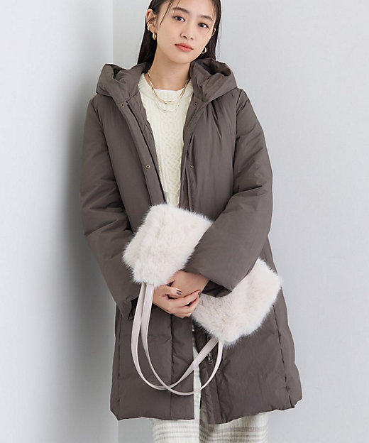 撥水／洗える】ステッチレス ロングダウンコート