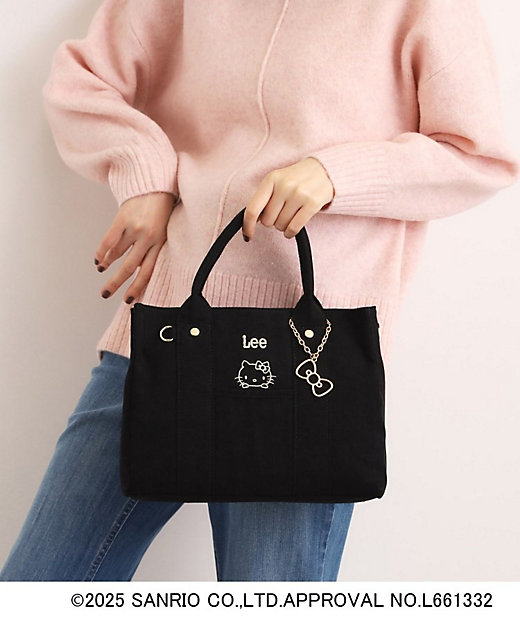 ハローキティ】Lee別注ポケット刺繍スクエアトート