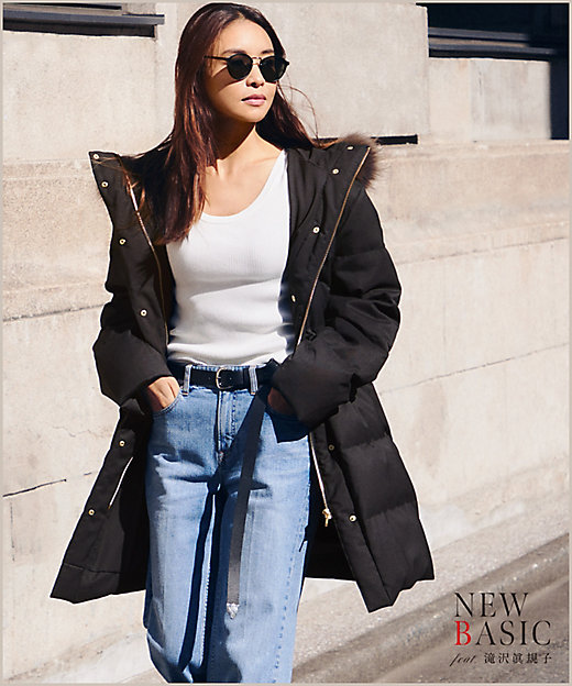 滝沢眞規子さん着用】リュクス ダウンコート（CMWWSW0513