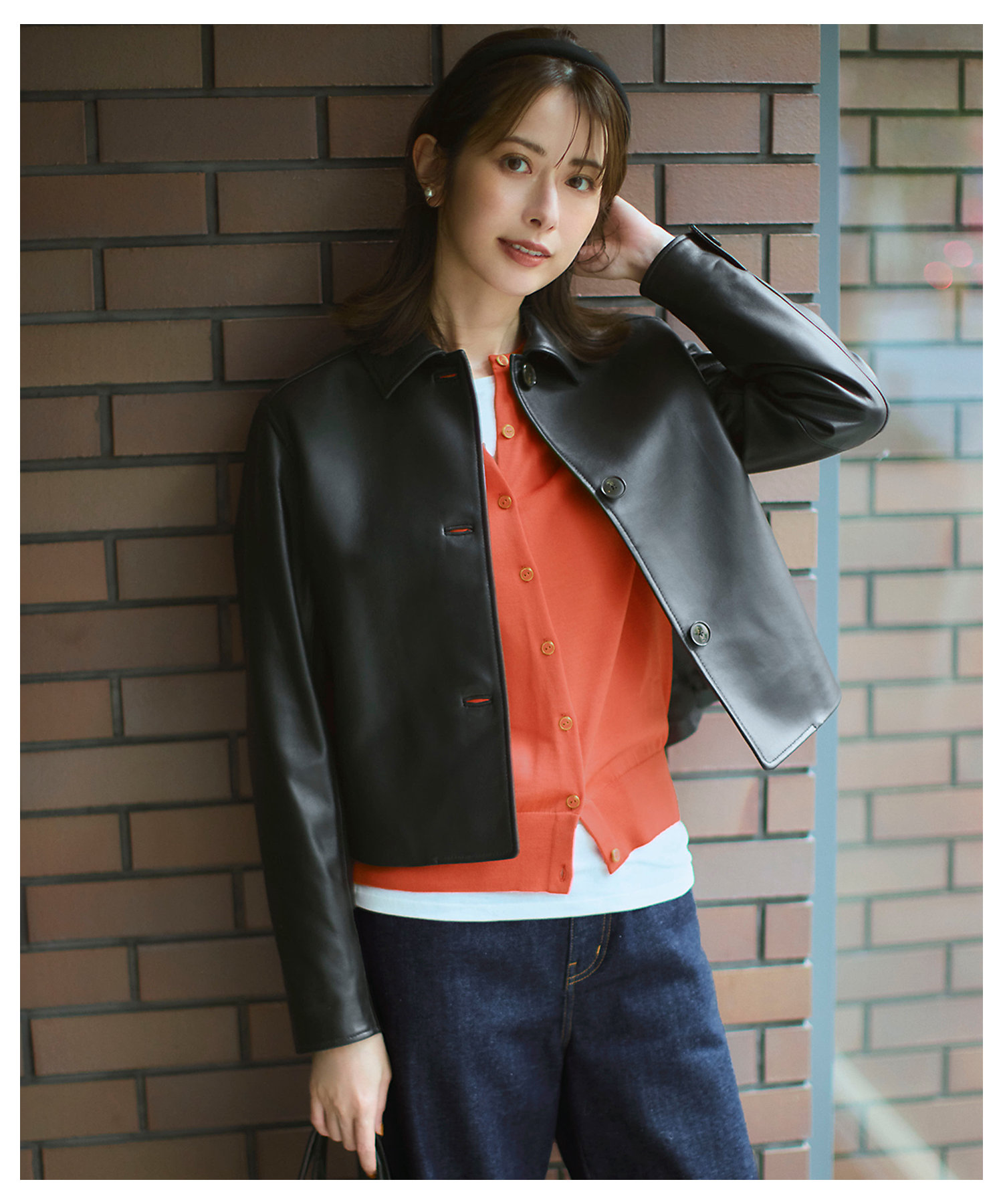 ラムレザー ステンカラー ジャケット（JKWSGA0304） | 23区