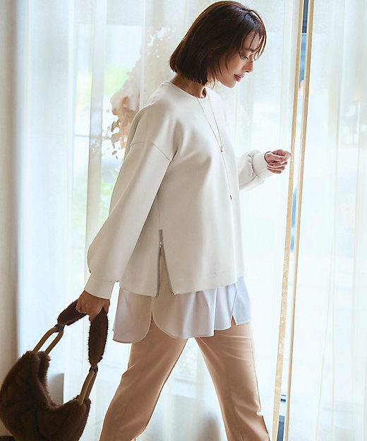 VERY掲載／洗える】コットンエアーダンボール サイドジップ