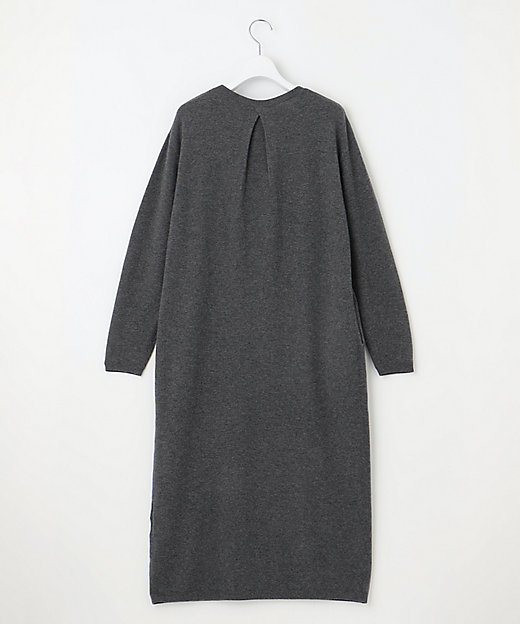 エステータ】マーセライズドウールカシミヤ ニットワンピース