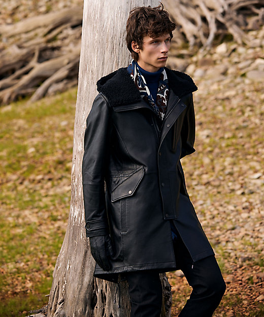 ベジタブルラムスキンレザーコート（LWJLSW0601） | JOSEPH