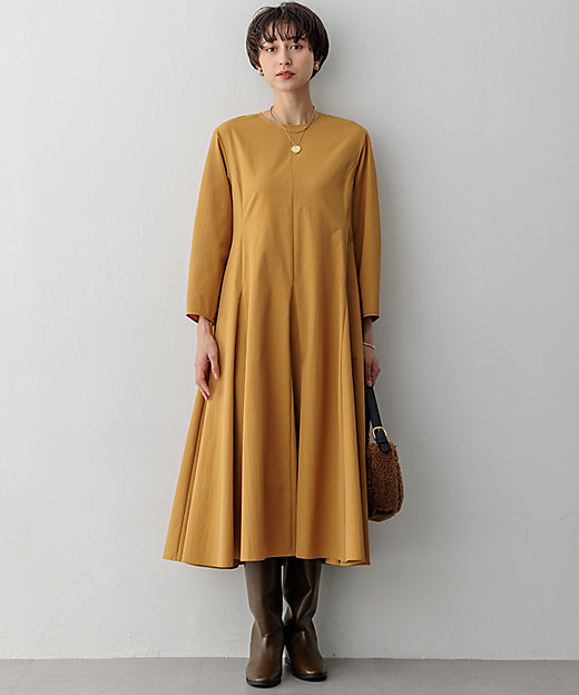 洗える】ストレッチタイプライター ワンピース（OPWWCW0423