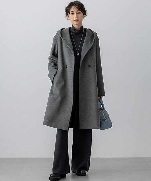 ウールカシミヤビーバー フーデット コート（SCWOGW0853