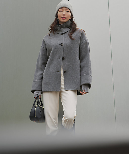 見上愛さん着用／洗える】ピュアカシミヤ アームウォーマー