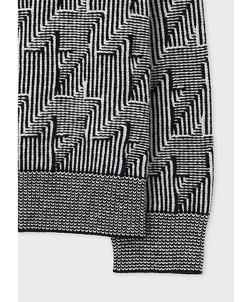 ビッグハウンドトゥース クルーネックニット（253410557Z