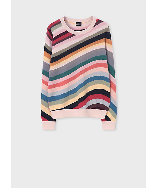 ウィメンズ メリノウール ”Swirl” ニット（255580575N