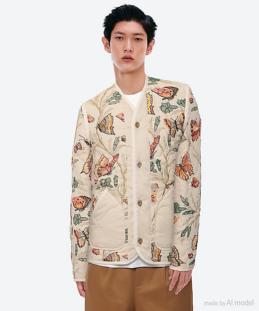ジャケット 麻レーヨン蝶柄 WQ－J026－051 | JUNYA WATANABE