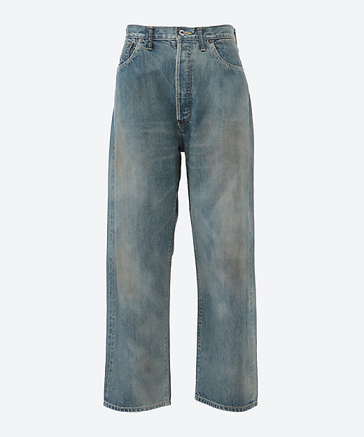 パンツ No．37 Washed Wide Denim Pants