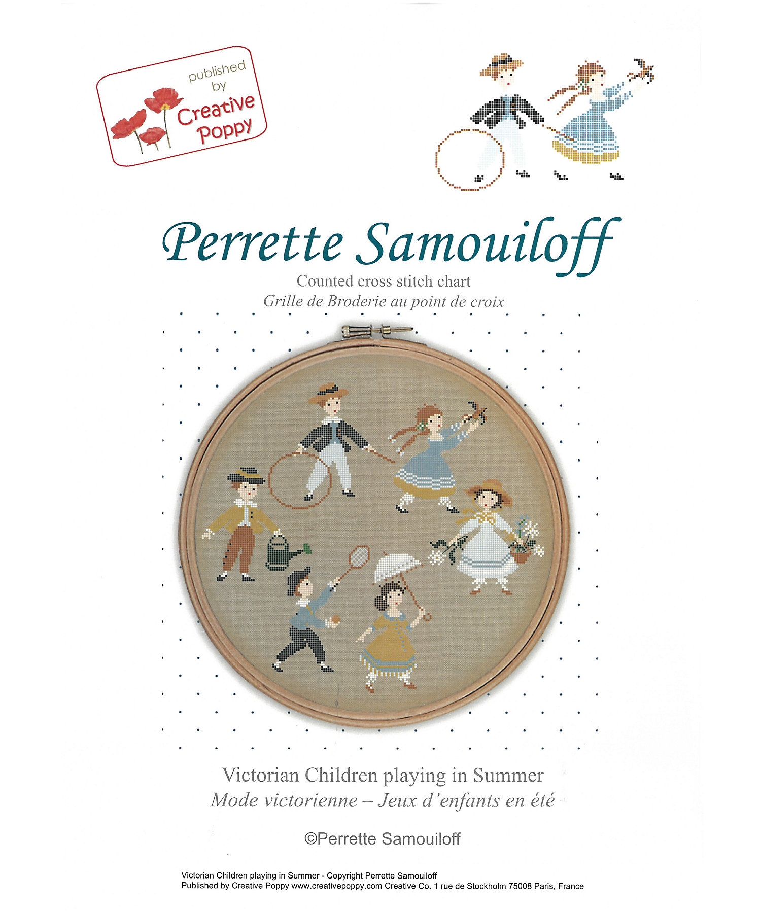 ☆ペレッテ・サモイロフ作 クロスステッチ刺繍 図案セット