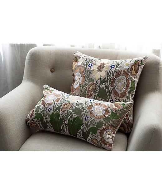 ラジャット＞プラリア クッションカバー 45×45 ミント | AXEL