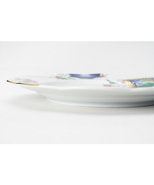 染錦絢爛草花絵 ケーキ皿 | 深川製磁/フカガワセイジ | 三越伊勢丹