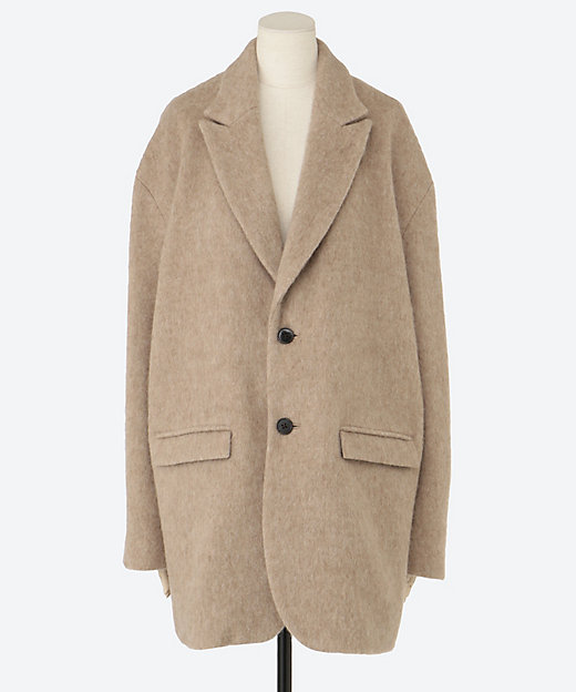 MOHAIR SHAGGY LONG JACKET 10220301