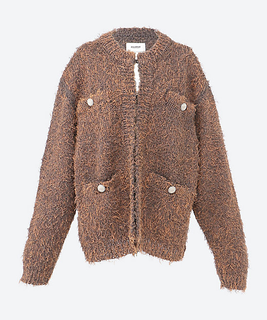 TWEED KNIT CARDIGAN 56KN186 | doublet