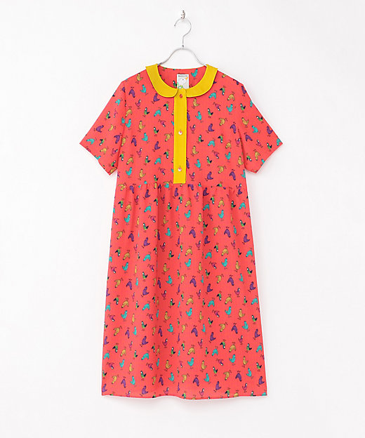 丸襟ロングワンピース | mannine (Women/大きいサイズ)/マンナイン