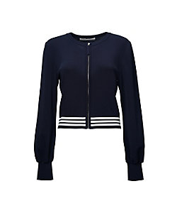 ブルー系 BORDERS at BALCONY (Women)のカーディガン | レディース