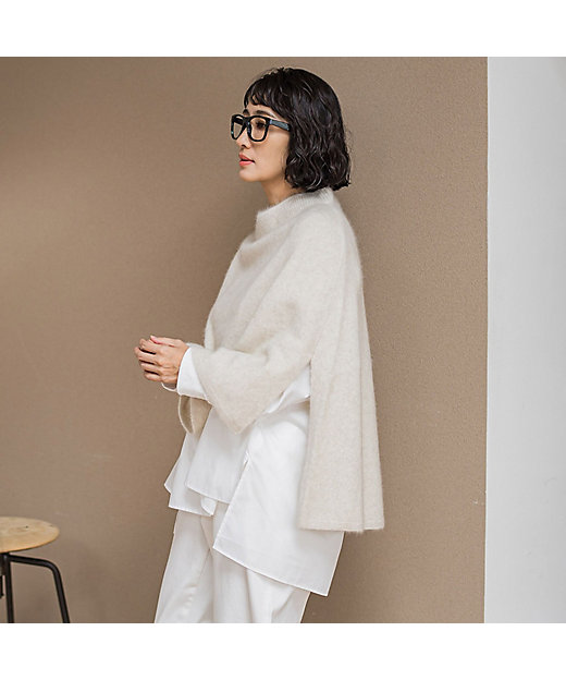 biyori】ケープニット≪手洗い可能≫ | la.f（Women）/ラ