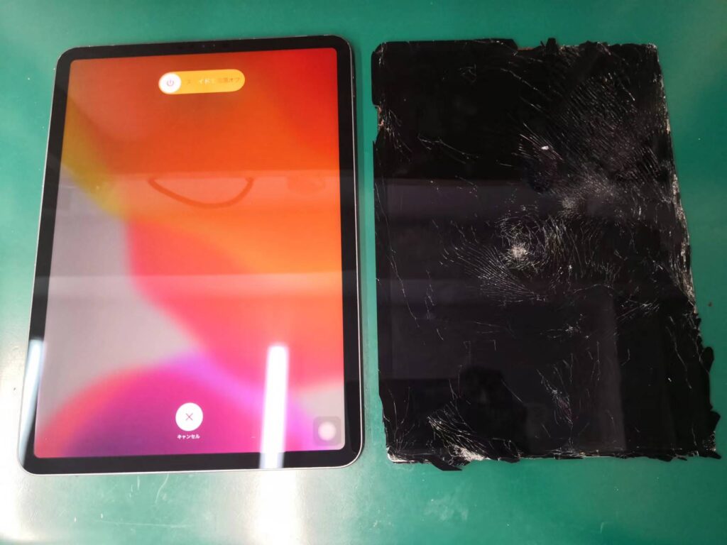 iPad Pro 11 インチ (第 2 世代)】 液晶破損 液晶漏れ 操作できない