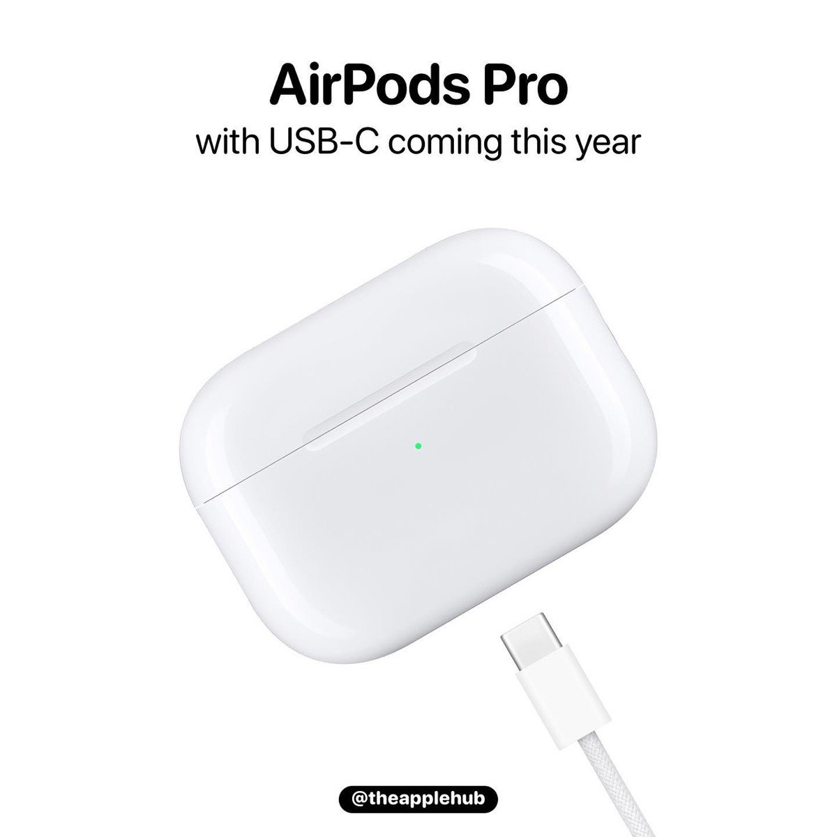 備品完備】AirPods Pro 第二世代 (USB-C) AirPods Pro（第2世代）用USB