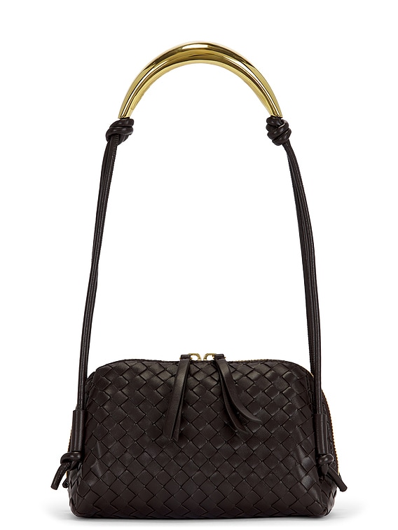 Bottega Veneta Concert Pouch in Fondant & Muse Brass | FWRD