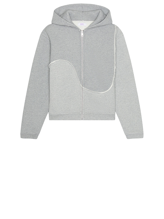 ERL メングレースワールジップフーディニット - Grey | FWRD