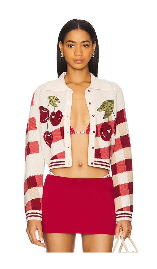 House of Sunny Cherry Tripper Cardi in Multi | REVOLVE