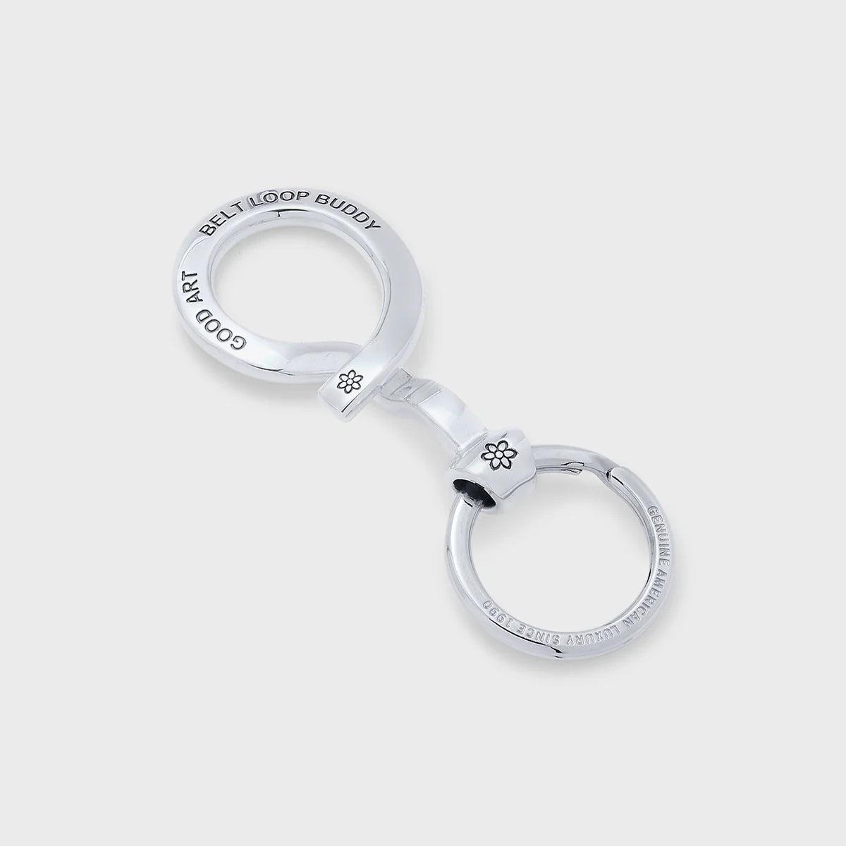 GA-BLB-SIL - GOOD ART HLYWD Belt Loop Buddy - Sterling Silver