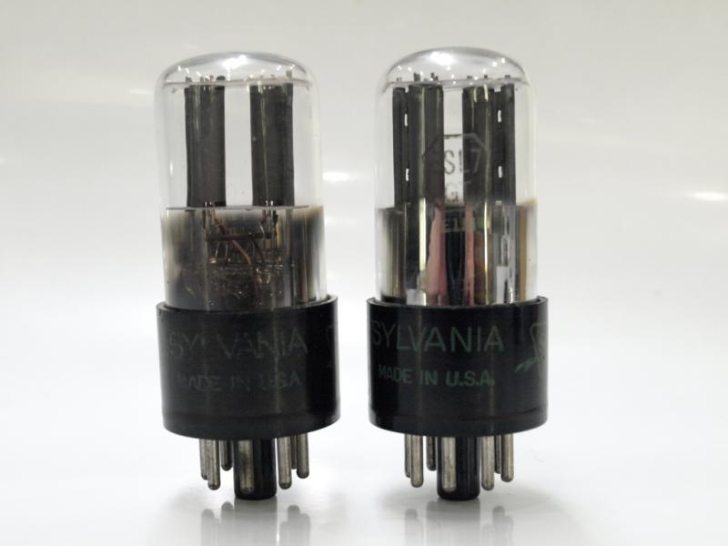6SN7-WGT SYLVANIA ワンペアセット 真空管 (98) 6SN7-WGT SYLVANIA