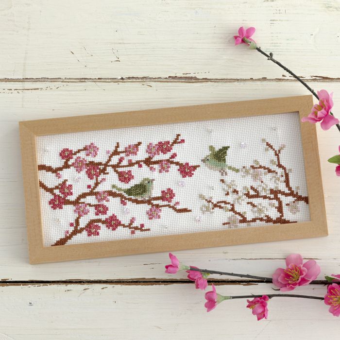 クロスステッチフレーム＜五月人形＞ | リバティ 生地、編み物、刺繍