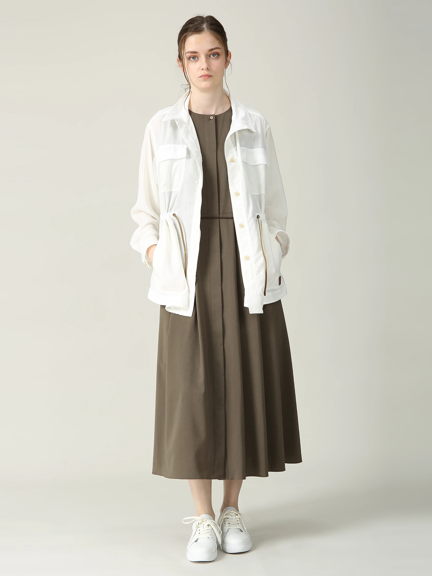 トリアセ チンツー ブラウス シャツ ジャケット ｜ MORABITO BLANC