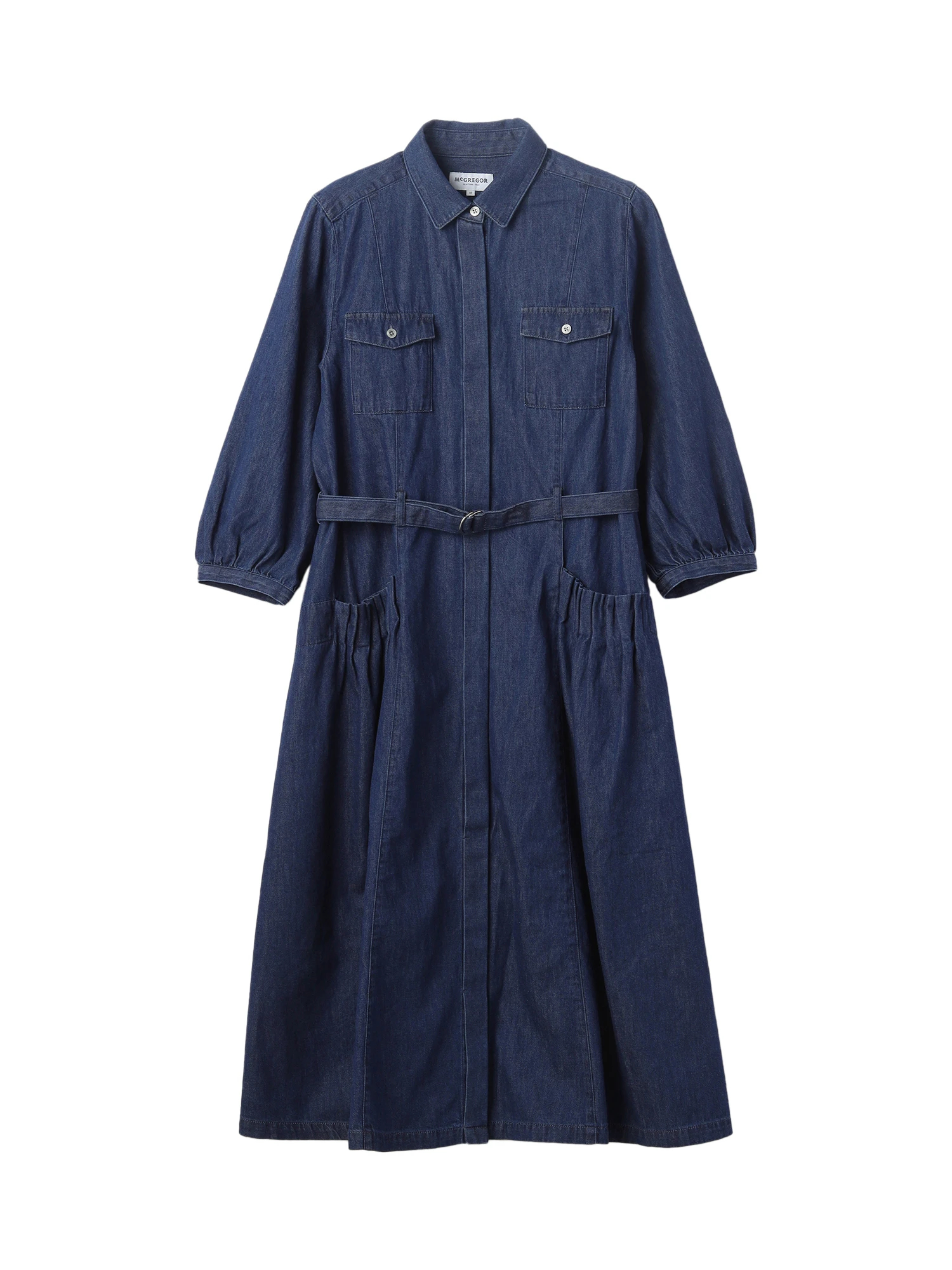 McGREGOR（マックレガー）｜ワンピース｜7分袖デニムワンピース