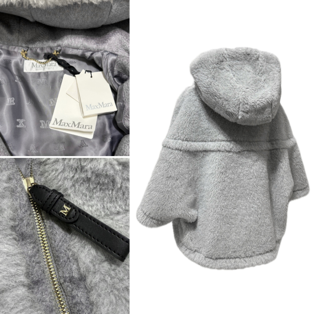 マックスマーラ テディベア ペタロ(PETALO) フード付きポンチョ ケープ