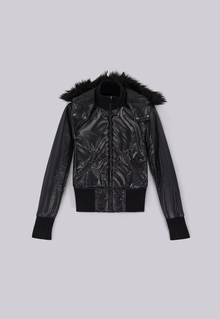 Black Mercury Puffer Jacket | Jaded London | Clothing