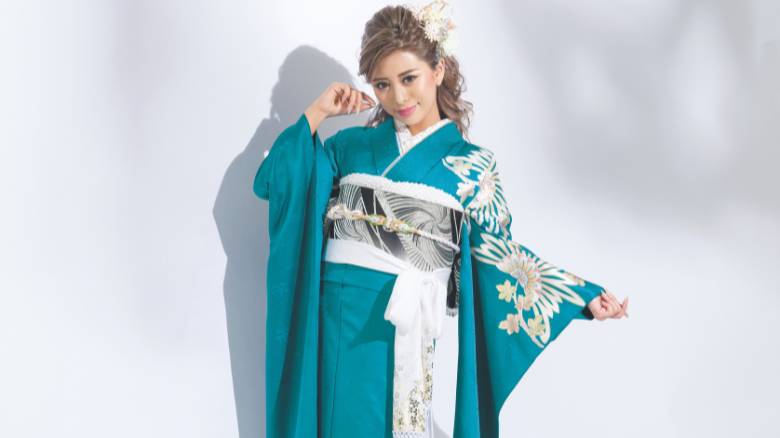 和田光正・金彩友禅振袖レンタルセット｜日本伝統工芸と現代デザインの