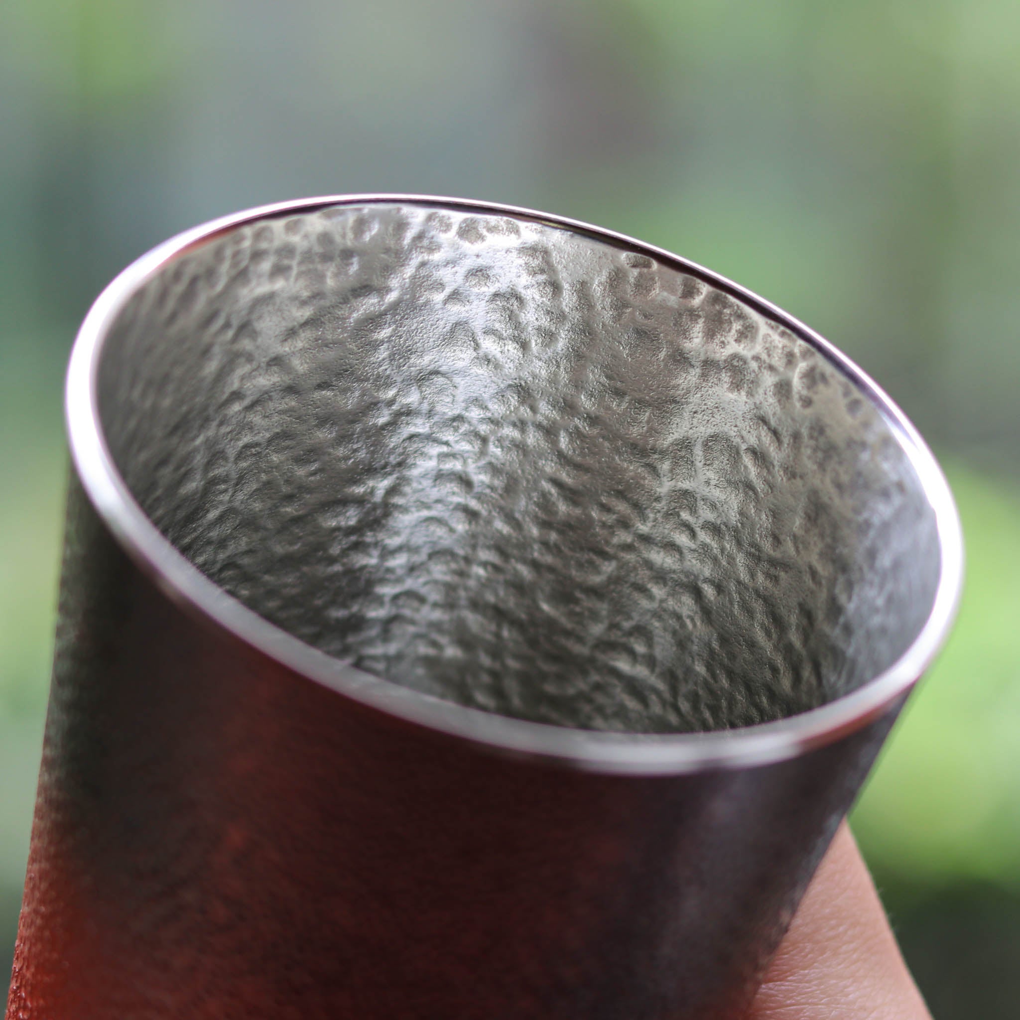 大阪浪華錫器 タンブラー | 津軽仕上げ 微粒面 | 黒 | 大阪錫